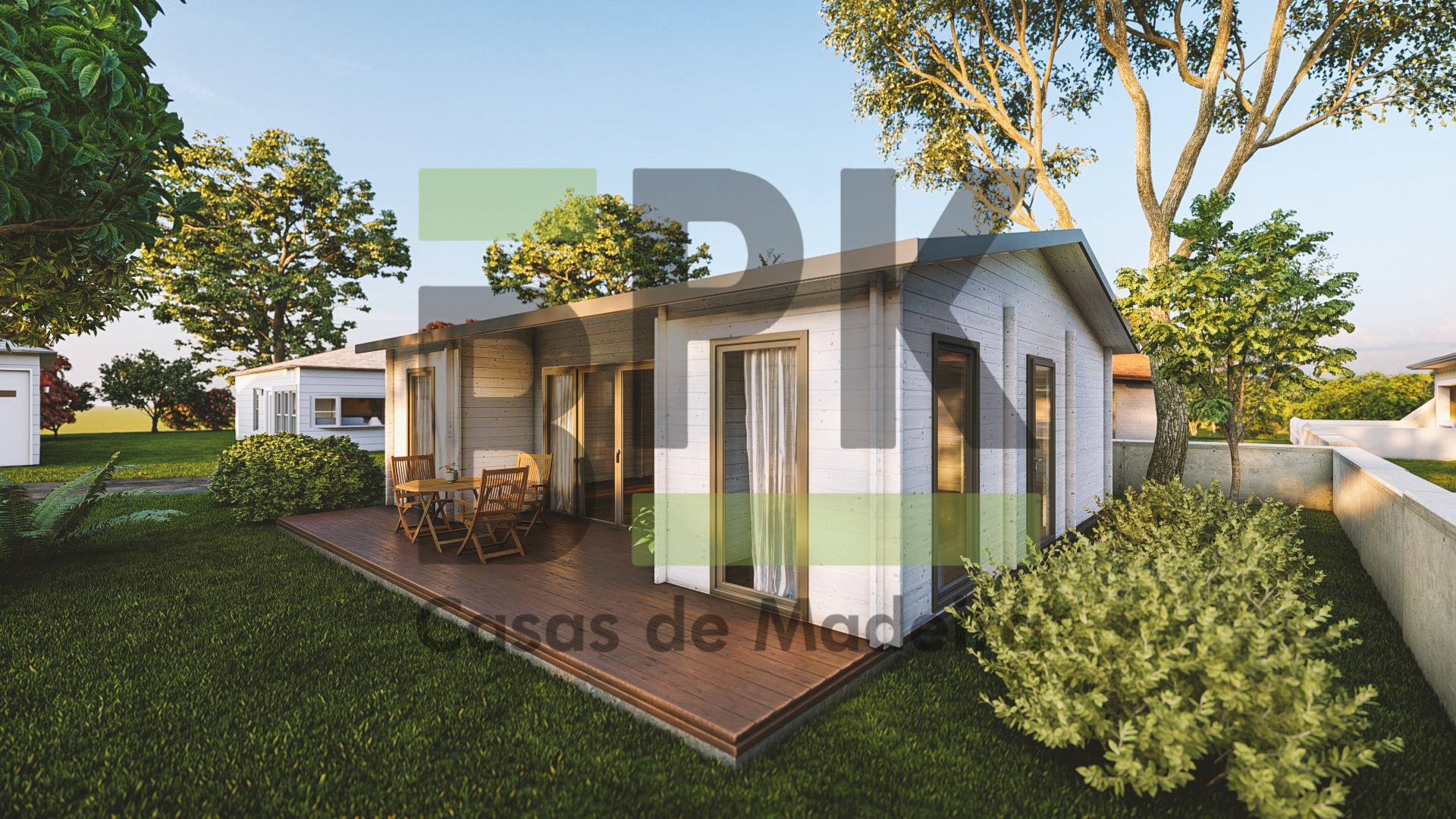 Casa de Madeira BPK300 – 56m²